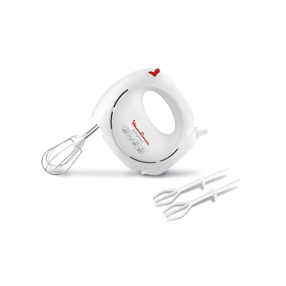 Moulinex, Hand Mixer, 2 Whisks, 5 Speeds 200W,
