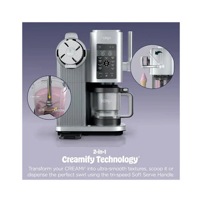 Ninja CREAMi Scoop & Swirl Ice Cream Maker 13-in-1 Programs