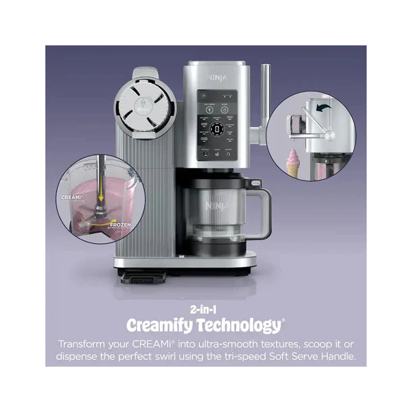 Ninja CREAMi Scoop & Swirl Ice Cream Maker 13-in-1 Programs