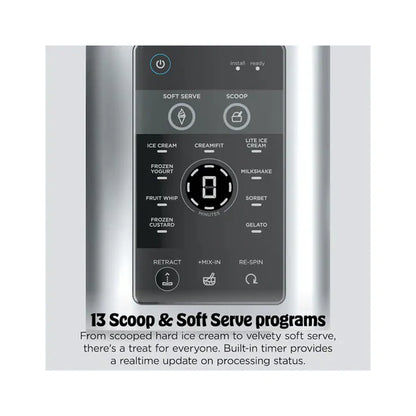 Ninja CREAMi Scoop & Swirl Ice Cream Maker 13-in-1 Programs