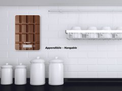 Beper Digital Kitchen Scale Chocolate Fantasy