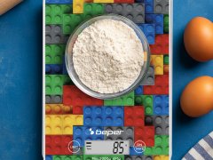 Beper Digital Kitchen Scale - Colorful Bricks