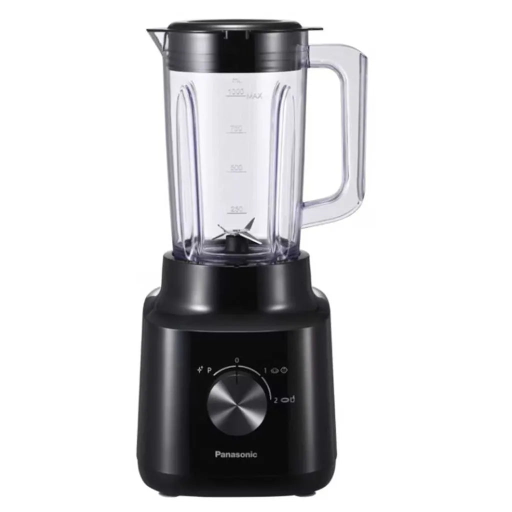Panasonic 1.45 Liter Blender, 2 Dry Mill For Grinding, Plastic Jug, Stainless Steel Blade,  Black – MX-CP3121KTN