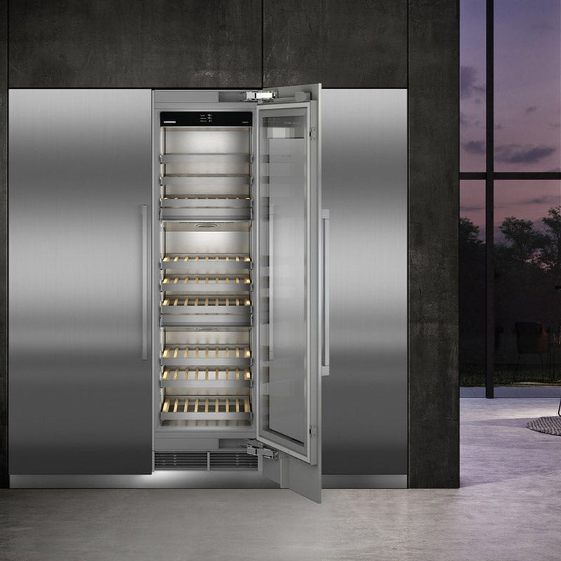 Liebherr EWT 9275 Built-in multi-temperature wine cabinet + Stainless steel door panel 24"