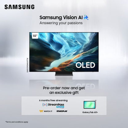 Samsung QA55S90HAUXTW 55″ Oled Tv+ Free Samsung Tab A11 Plus + 6 Months StarzPlay Subscription+ 6 Months WatchIt Subscription. – PREORDER