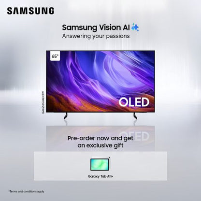 Samsung QA65S85HAEXTW 65″ OLED S85H 4K Samsung Vision AI Smart TV (2026) + Free Samsung Tab A11 Plus. – PREORDER