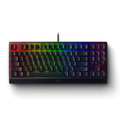 Razer Blackwidow V3 Tenkeyless - Mechanical Gaming Keyboard (Yellow Switch)- Black