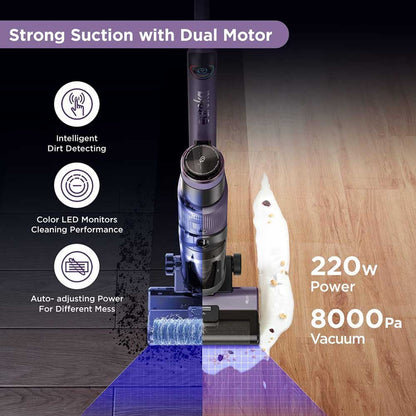 Eureka Cordless Wet & Dry Vacuum Clenaer Black/Purple NEW500