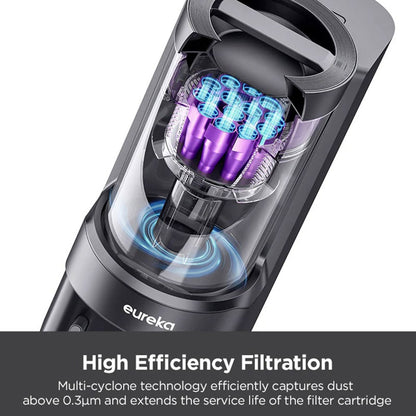 Eureka Robotic Vacuum Cleaner Black/Purple NER E10s