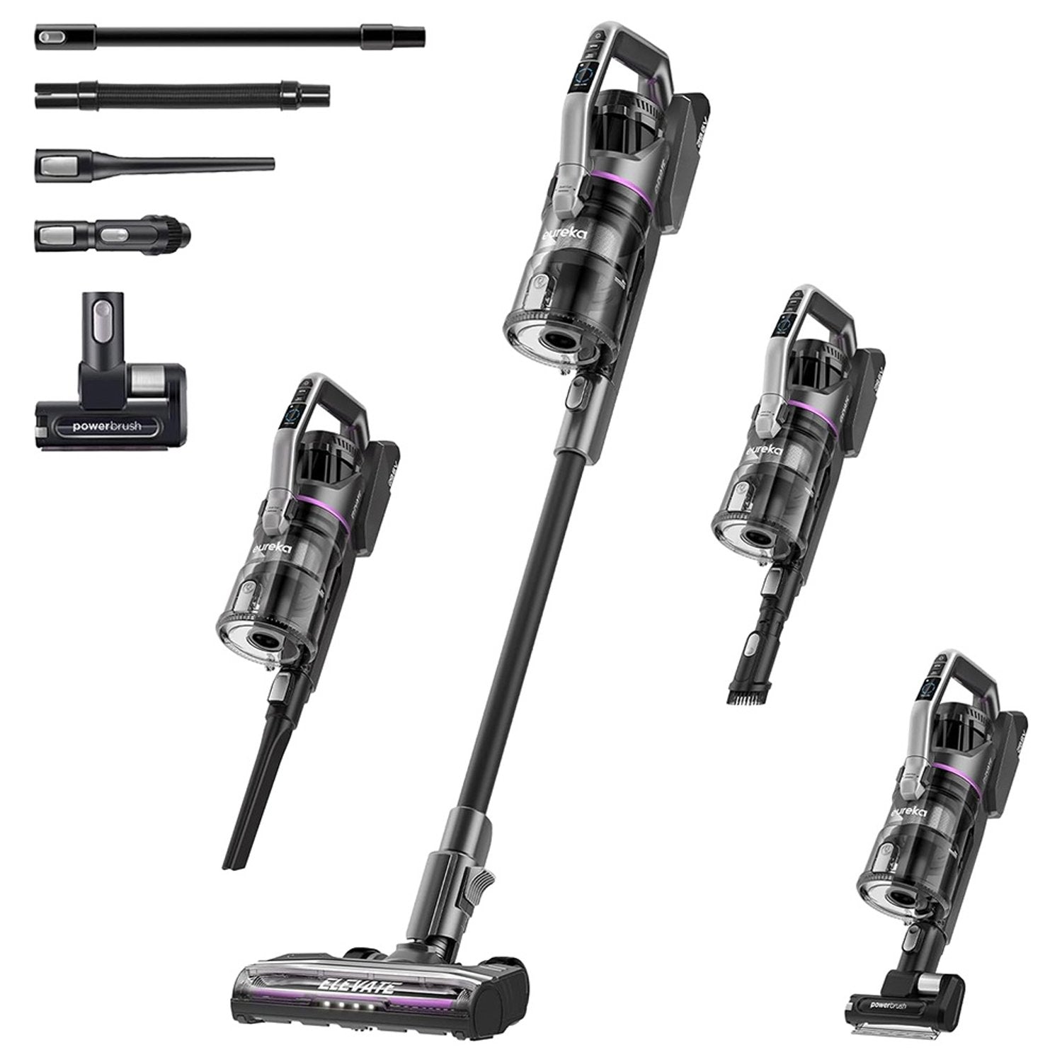 Eureka Cordless Stick Vacuum Cleaner Black/Purple H12