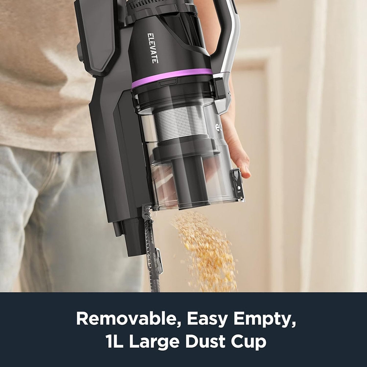 Eureka Cordless Stick Vacuum Cleaner Black/Purple H12