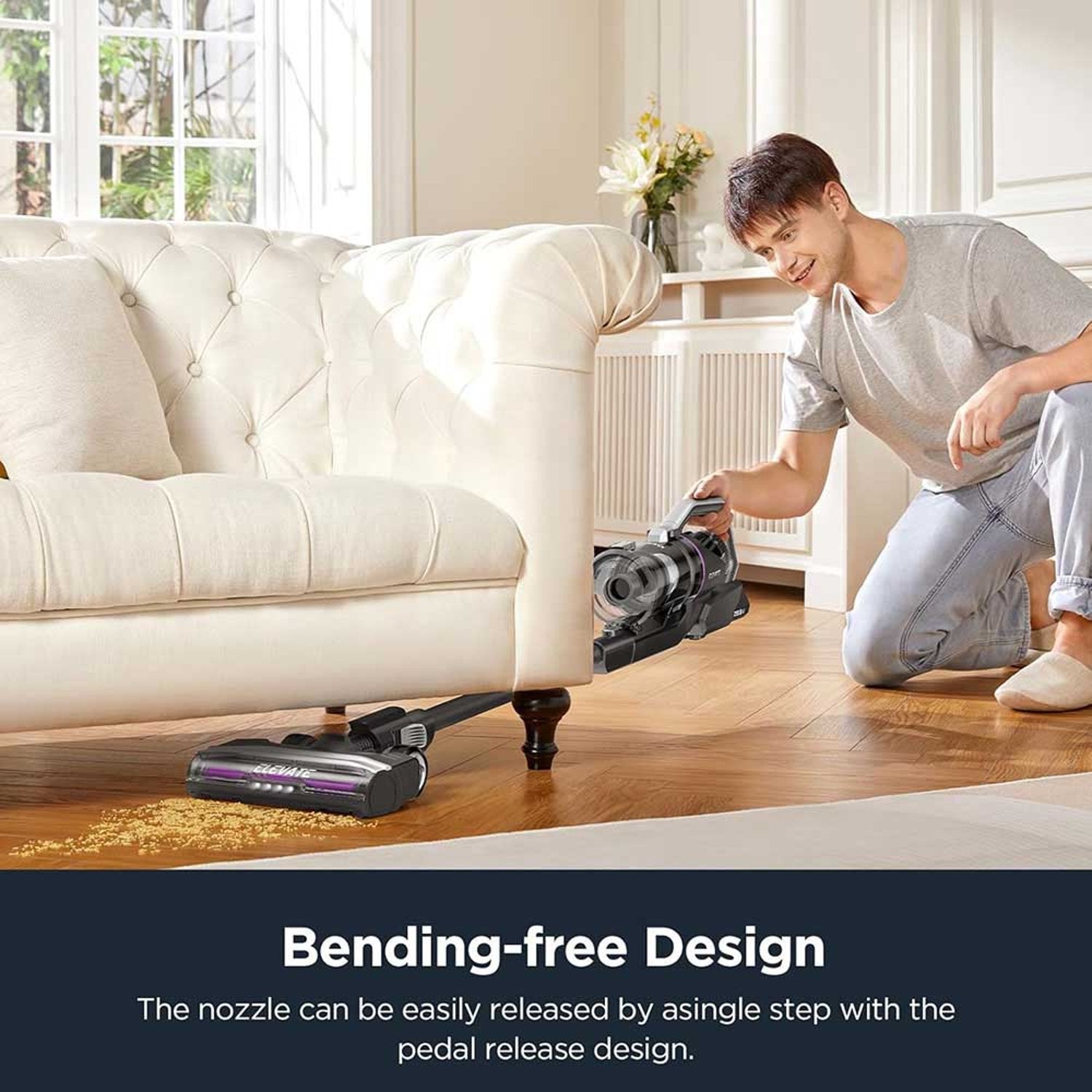 Eureka Cordless Stick Vacuum Cleaner Black/Purple H12