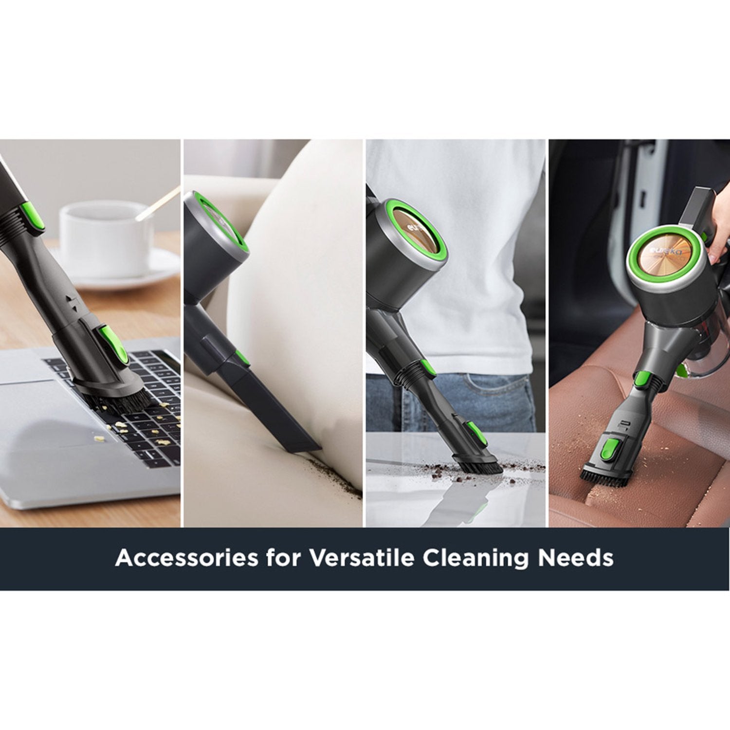 Eureka Cordless Stick Vacuum Cleaner Black/Green AK7