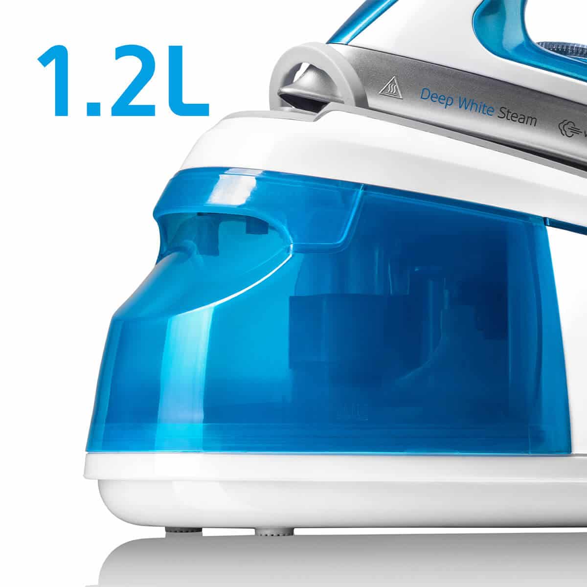 Haeger Steam Generator Deep White Steam – 2200W, 3.5 bar, Steam 80 g/min, boiler iron