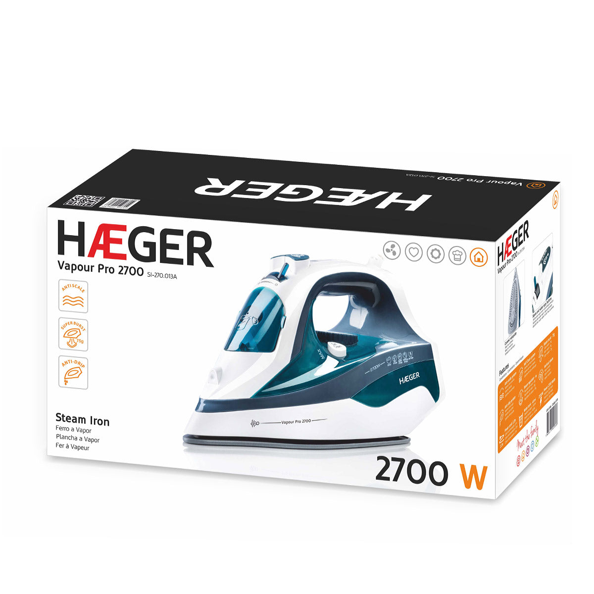 Haeger Steam iron Vapor pro