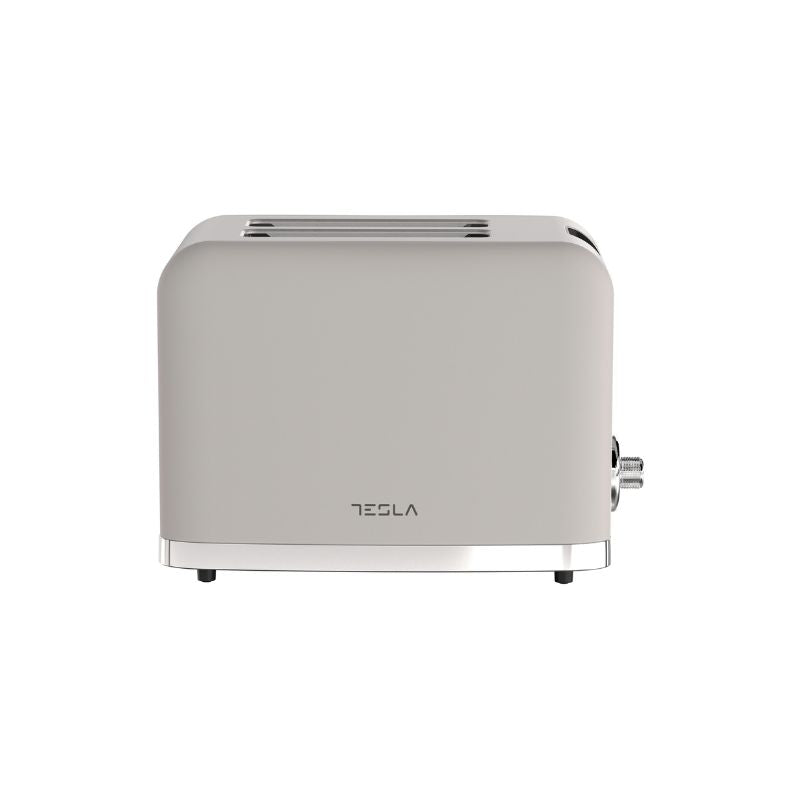 Tesla Toaster, 930W, 2 Slices, Cream Inox - TS600CX