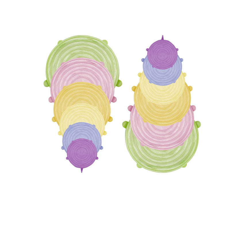 Beper Lid Set 12Pcs Silicone