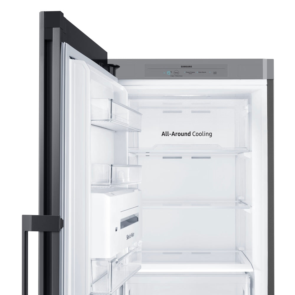 Samsung Bespoke RZ32A74A522/EU Tall One Door Freezer with SpaceMax™ Technology - Clean Black