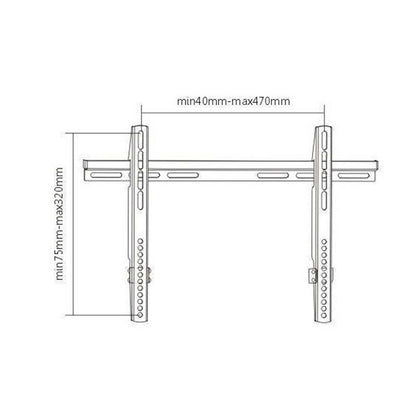 Brateck Wall Mount Brackets For Monitors &amp; Flat TV (32 To 55-Inch), PLB-15E
