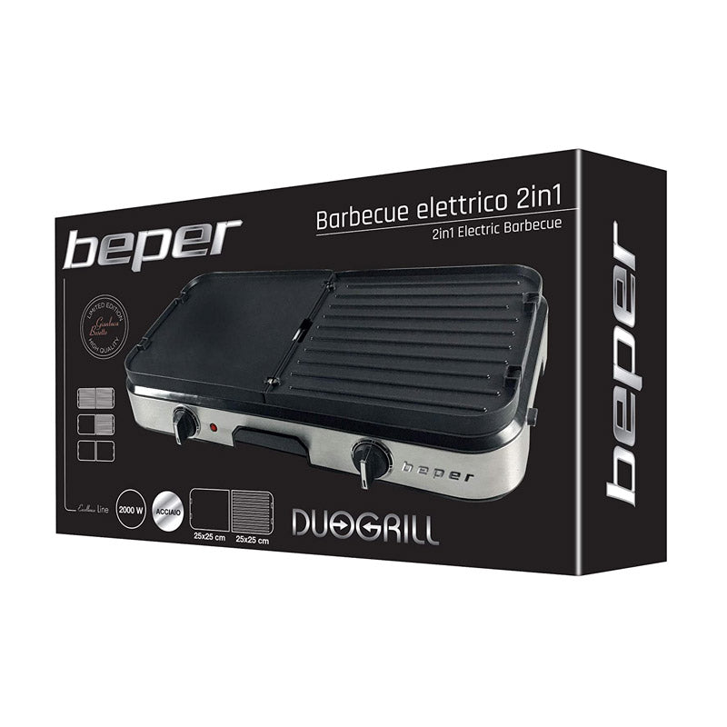 Beper 2 in 1 electric barbecue