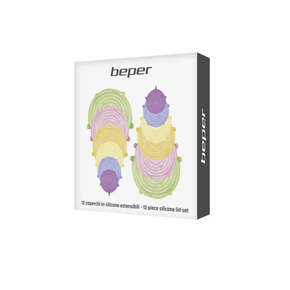 Beper Lid Set 12Pcs Silicone