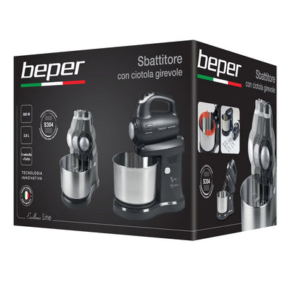 Beper Swing Mixer With Rotating Bowl