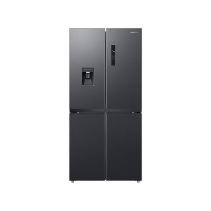 Samsung RF48A4010B4/LV French Door Refrigerator, 466L Net Capacity Gentle Black Matt
