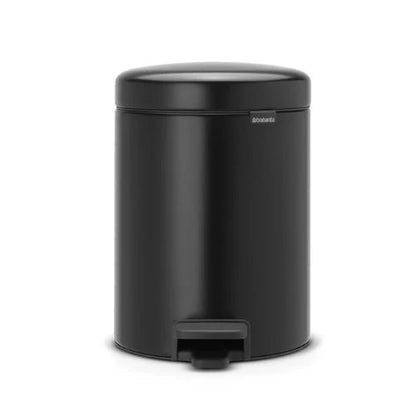 Brabantia Pedal Bin newIcon 5L Plastic Inner Bucket Matt Black
