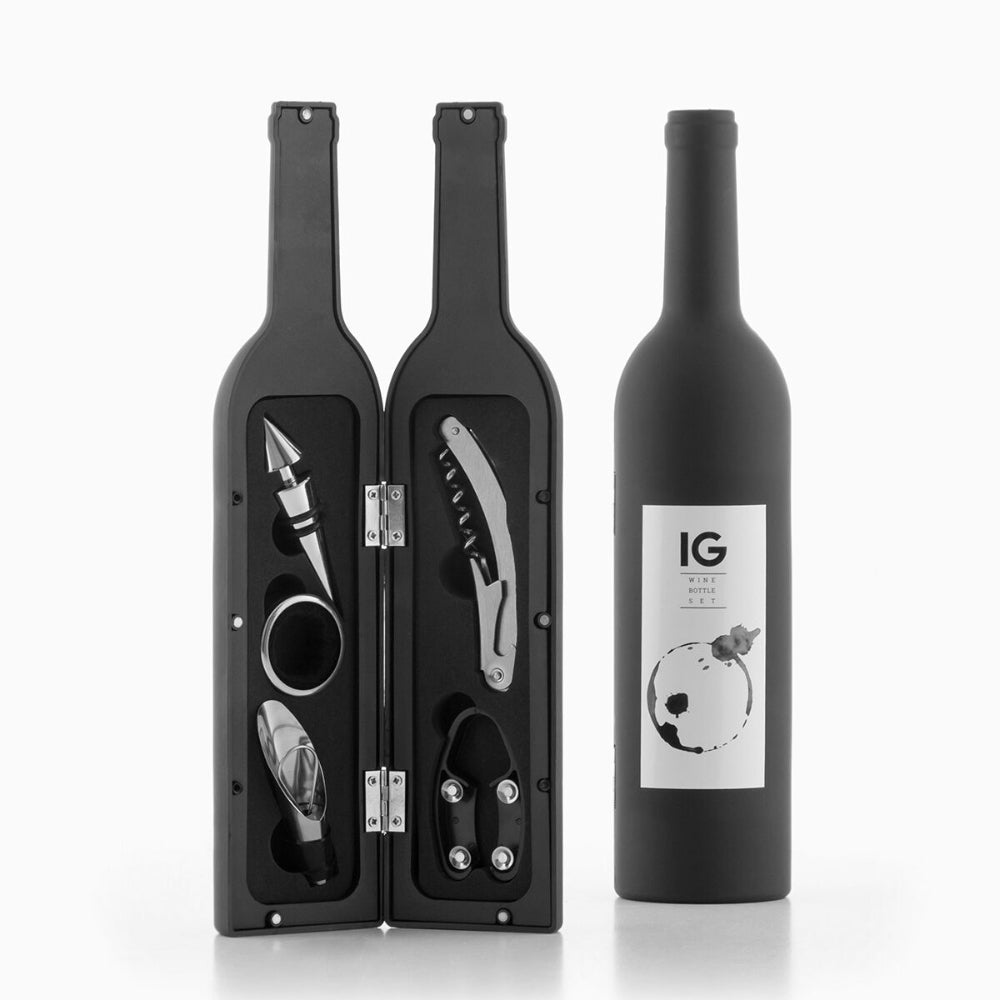 InnovaGoods Bottle Wine Set 5 Pieces, V0100451