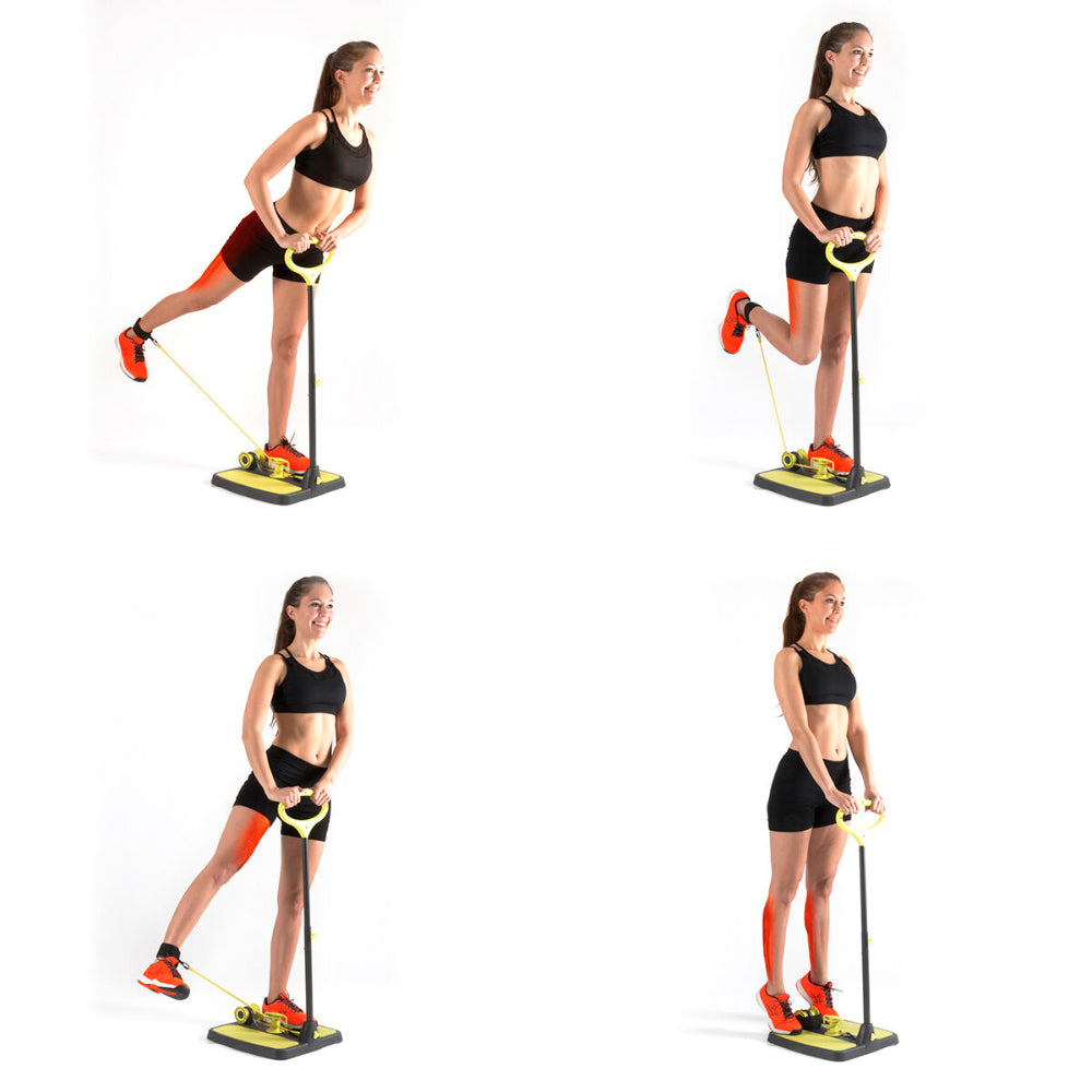 InnovaGoods Buttocks & Legs Fitness Platform With Exercise Guide, V0100829