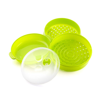 InnovaGoods Microwave Double Steamer Codowave, V0101128