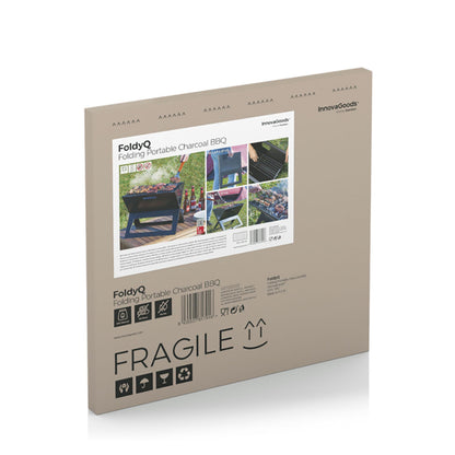 InnovaGoods Folding Portable Barbecue For Use With Charcoal Foldyq, V0103252