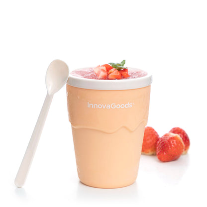 InnovaGoods Cup For Making Ice Creams And Slushies With Recipes Frulsh, V0103263
