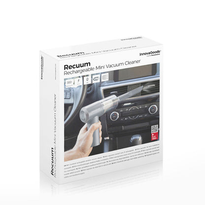 InnovaGoods Mini Wireless Rechargeable Hand-Held Vacuum Cleaner Recuum, V0103291