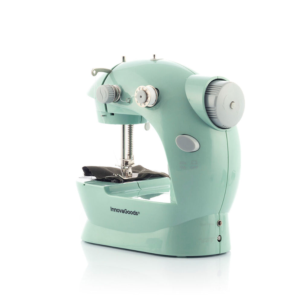 InnovaGoods Mini Portable Sewing Machine With Led, Thread Cutter And Accessories Sewny, V0103326