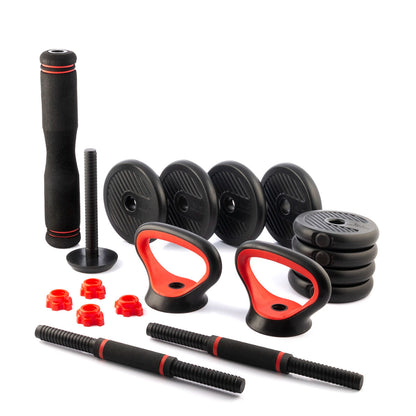 InnovaGoods 6-In-1 Set Of Adjustable Weights With Exercise Guide Sixfit, V0103361