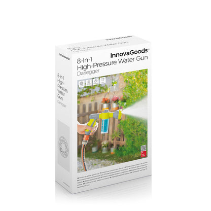 InnovaGoods 8-In-1 High Pressure Water Gun With Tank Dariegger, V0103500