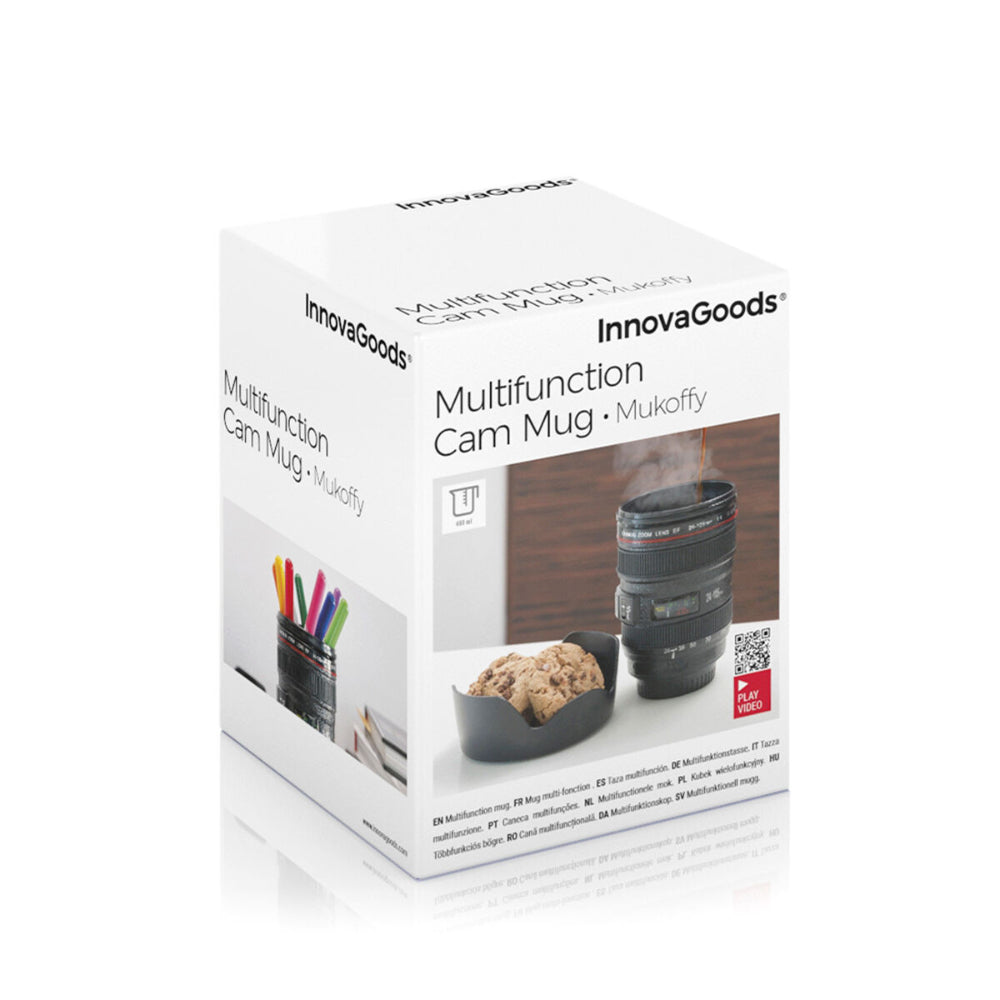 InnovaGoods Multifunction Mug With Lid Mukoffy, V0103589