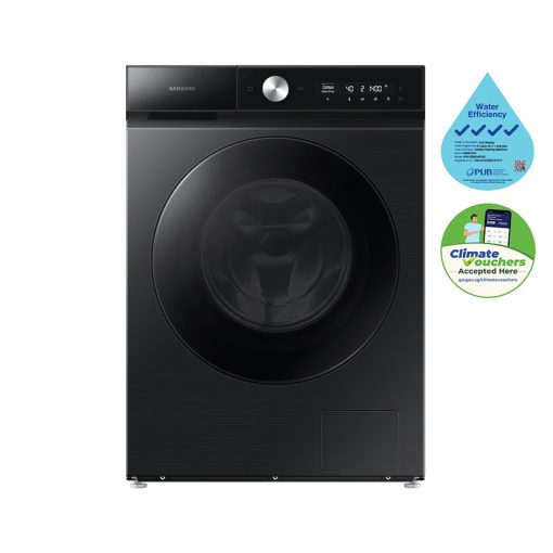Samsung WW12BB944DGBSP Bespoke AI Front-load Washer 12kg Black.