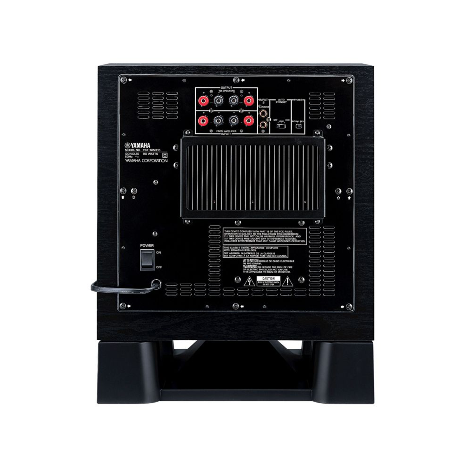Yamaha YST-SW315 Subwoofer - Black