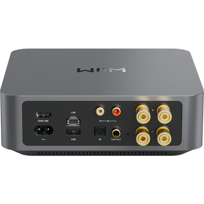 WiiM AMP Multiroom Streaming Amplifier Gray