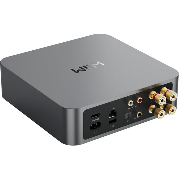 WiiM AMP Multiroom Streaming Amplifier Gray