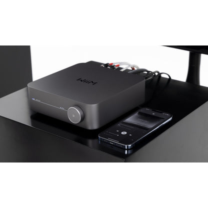 WiiM AMP Multiroom Streaming Amplifier Gray