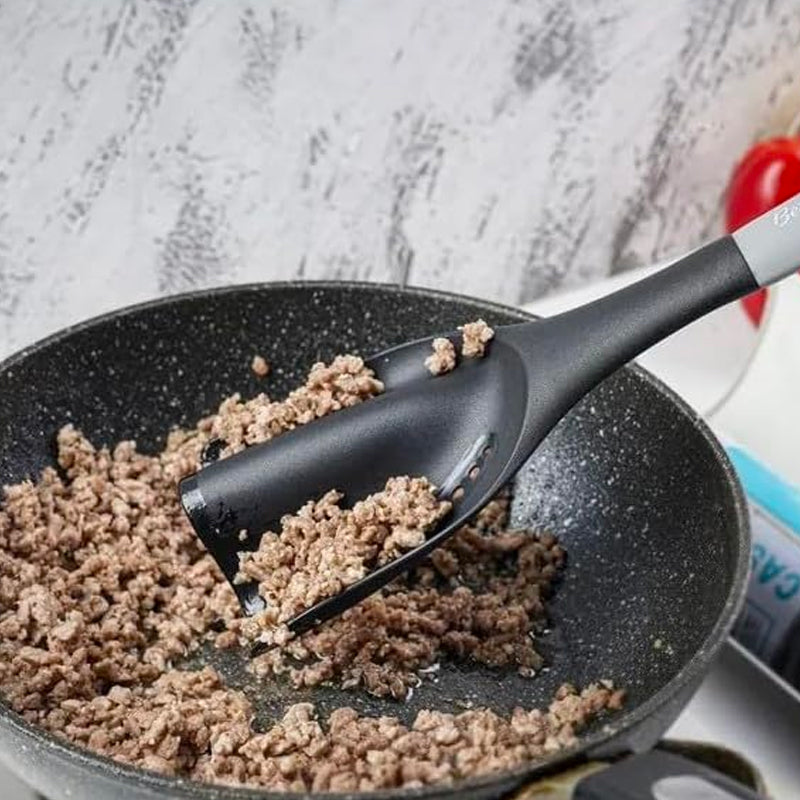 Betty Crocker Nylon Meat Chop Turner Black/Grey BC4108