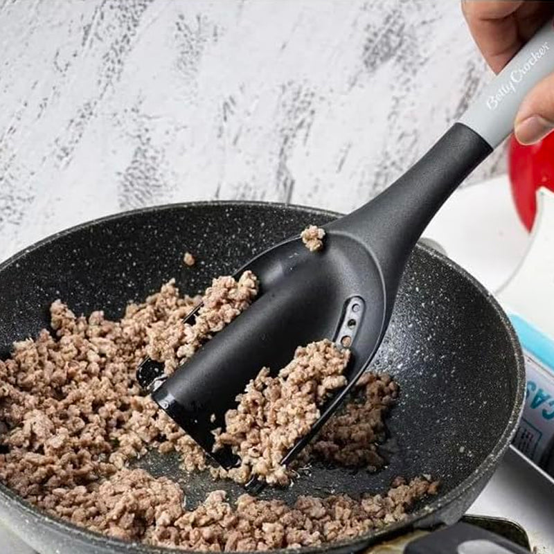 Betty Crocker Nylon Meat Chop Turner Black/Grey BC4108