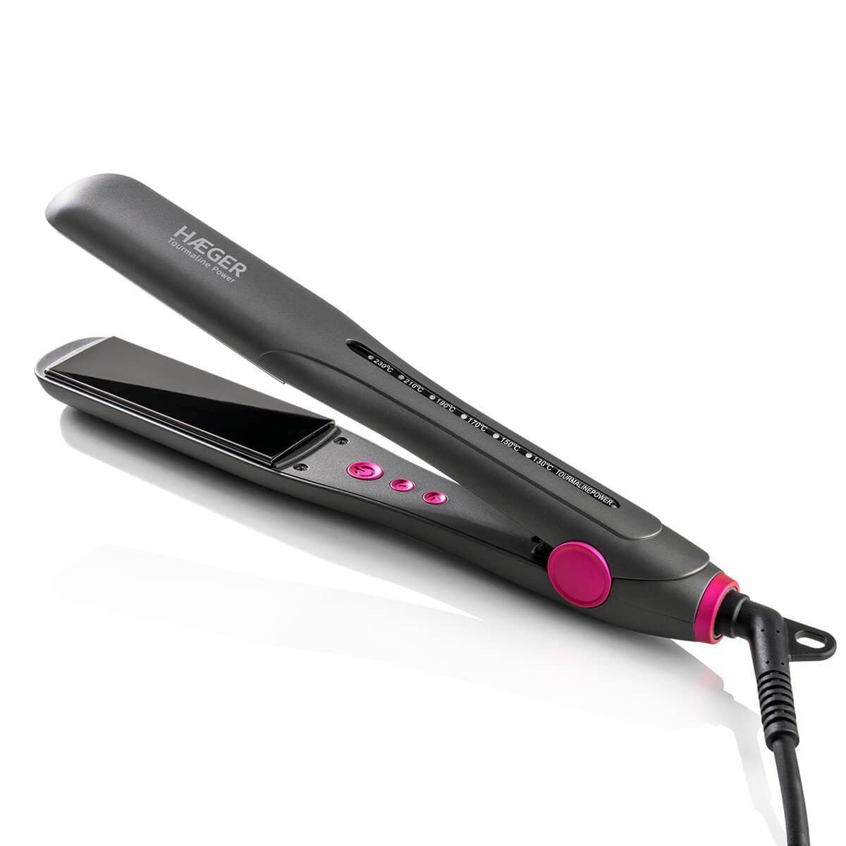 Haeger Hair Straightener Tourmaline Power – Ceramic, 130ºC to 230ºC
