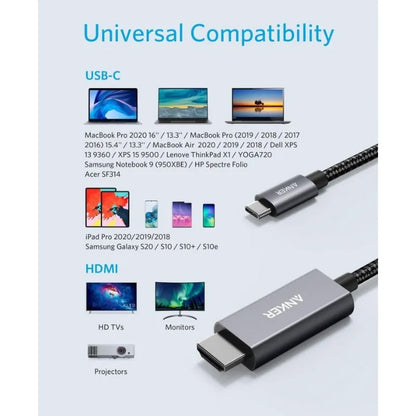 Anker USB-C to HDMI 4K Nylon Cable