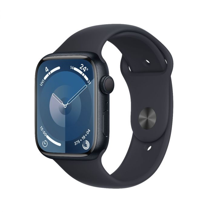 Apple Watch Series 9 GPS 45mm Midnight Aluminium Case With Midnight Sport Band