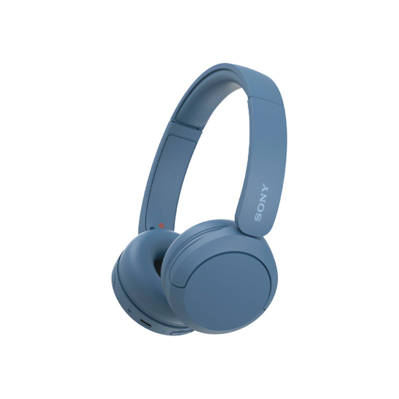 Sony WH-CH520 Wireless On-Ear Headphones with Microphone (Blue)