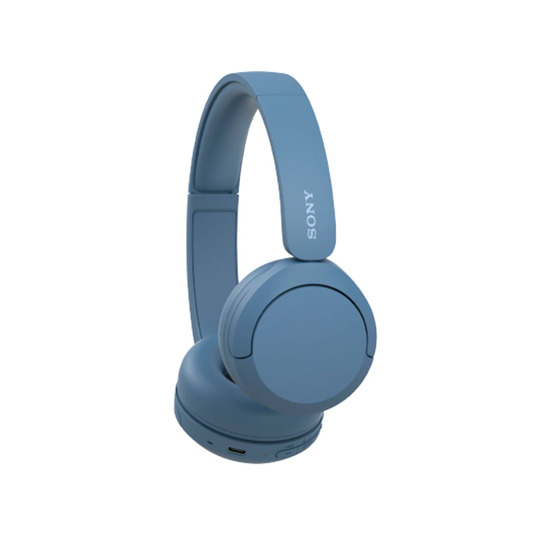 Sony WH-CH520 Wireless On-Ear Headphones with Microphone (Blue)